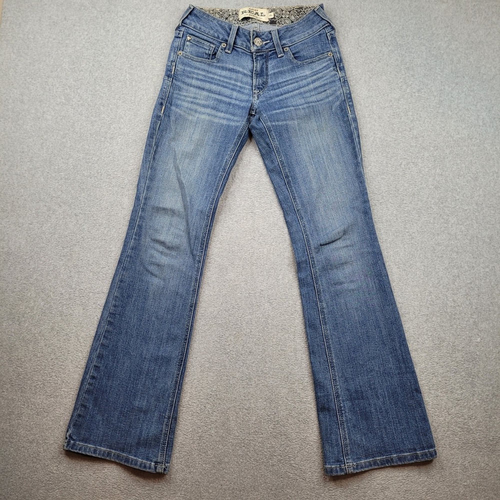 Ariat REAL Patricia Bootcut Jeans Womens 25s Blue Stretch Denim 10036812